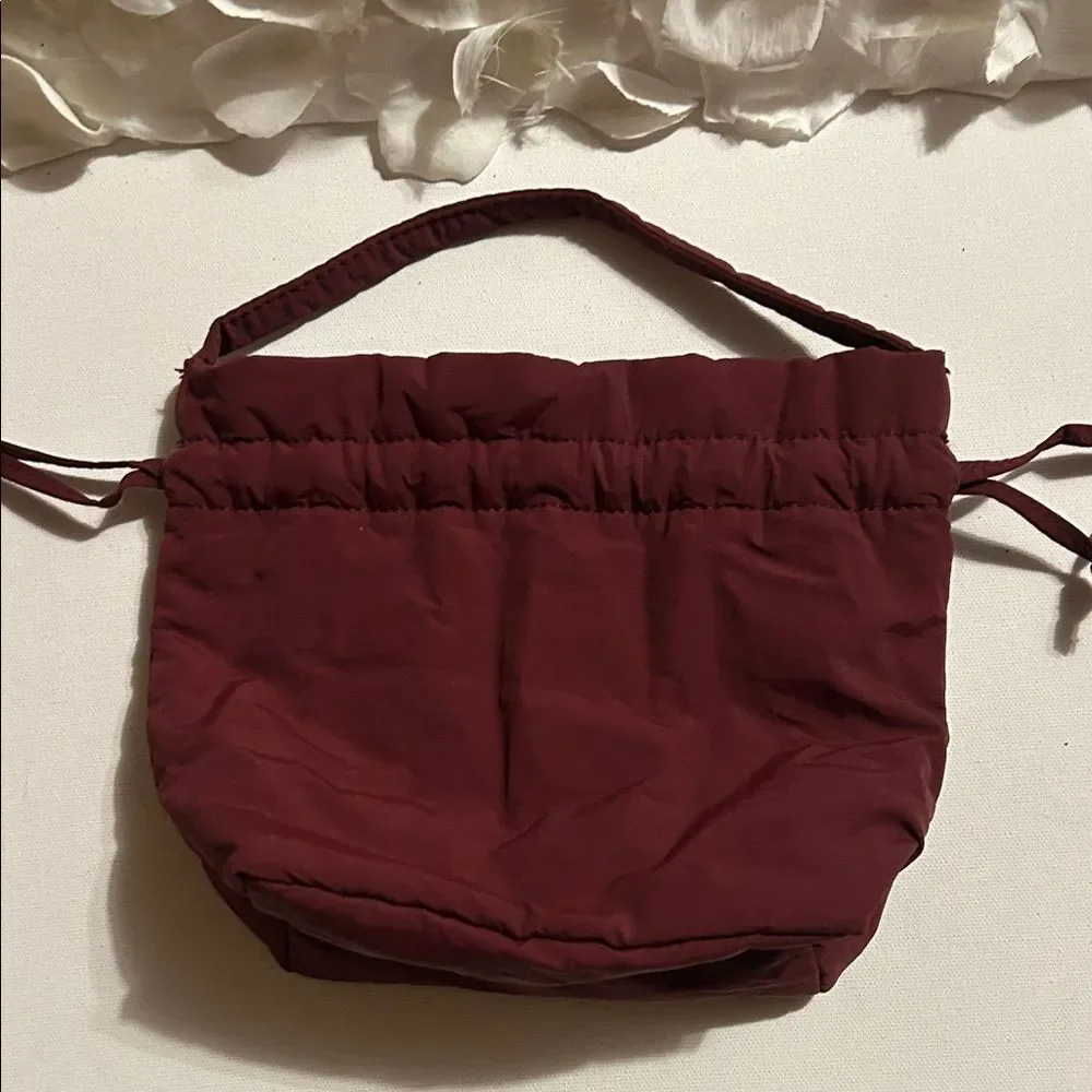 Fenty Beauty Burgundy Cosmetic Pouch
